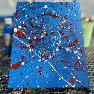 “Spidey Sense” splatter art